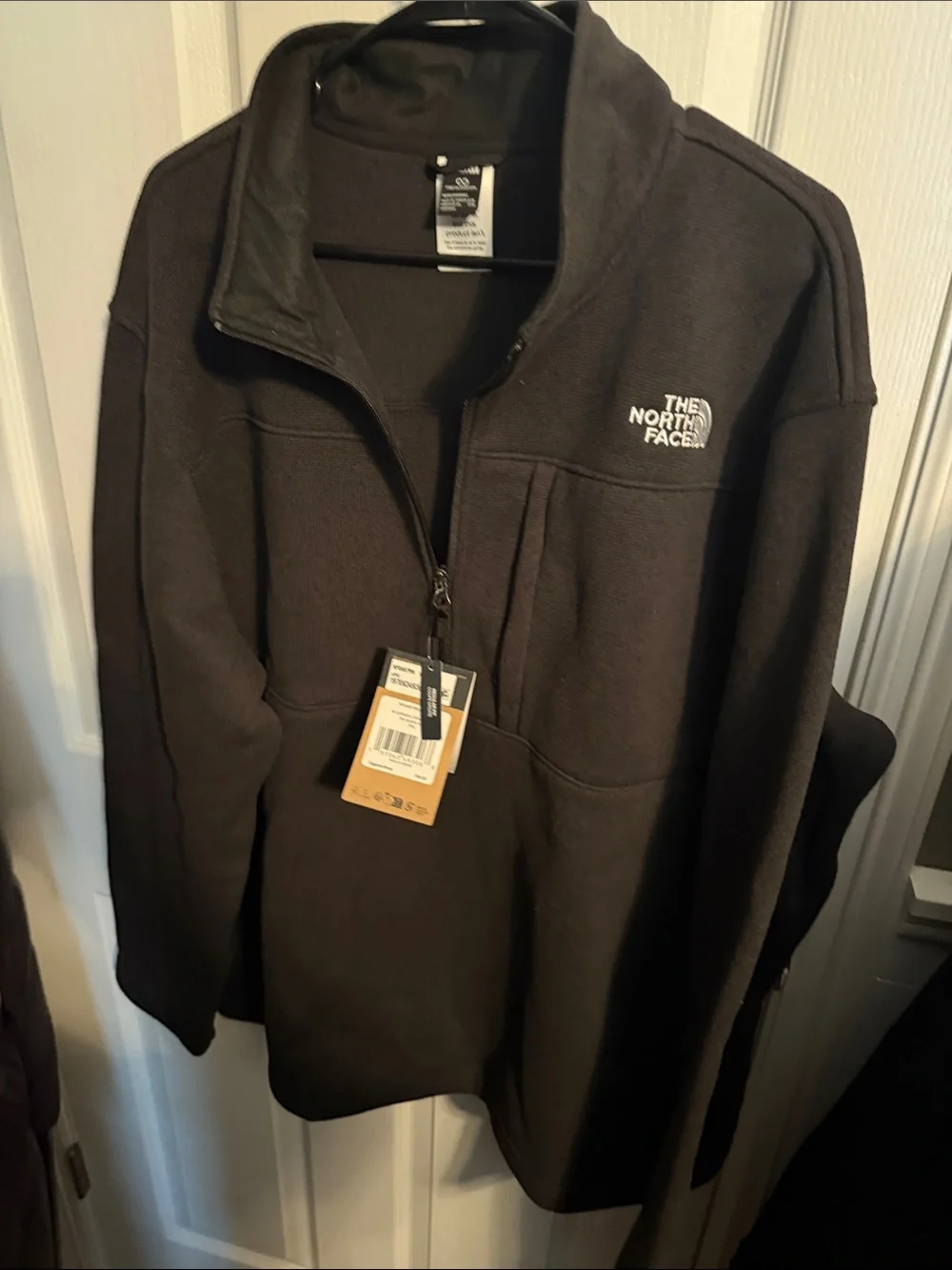 The North Face Men’s Gordon Lyon 1/4 Zip Pullover Black NWT XXL